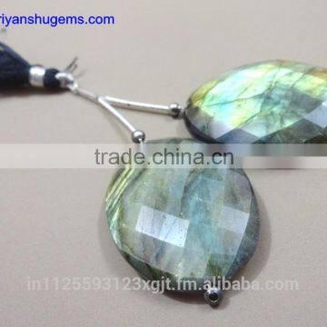 Labradorite Big Oval Pair with fire 100 % natural gemstone