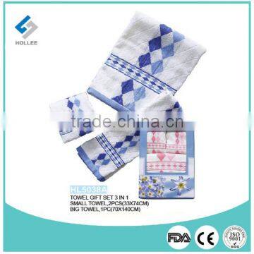 Hot sales three towel gift box set