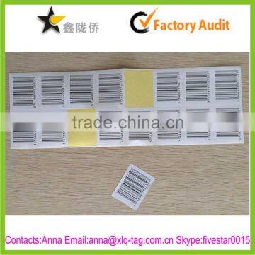 2015 Hot sale custom printing anti theft barcode labels