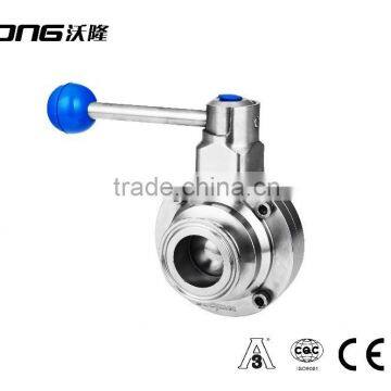 SS304/316L Sanitary butterfly Valve