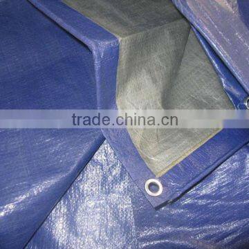 CHINA TARPAULIN FACTORY DIRECTLY HOT SELL STRIPED HEM HEAT-SEAL ALL PURPOSE TRUCK COVER 1 METER INTERVAL 3 FEET EYELET WHOLESALE