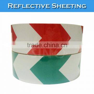 Green and White Arrows Safety Reflective Tape For Car photo-3