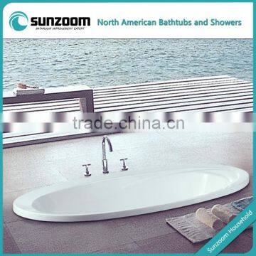 drop-in bath tubs,drop-in acrylic bath tub/simple tub,full recess bathtub