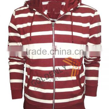 high quality men's custom yarn dye fleece jacket hot sale in 2015