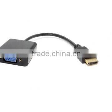 High Speed 24K Gold Plated Cable Vga a Hdmi Convertidor With Factory Price