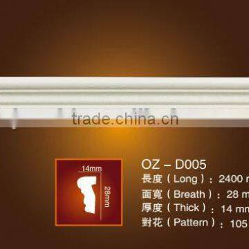 PU Plain panel moulding / classic cornice/Home&Interior decoration