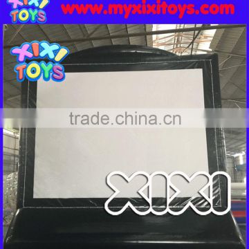 Popular outdoor inflatable movie screen,inflatable projector screen for sale