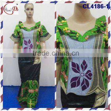 Chowleedee CL4186 Popular design factory price wholesale good quality ladies african dress