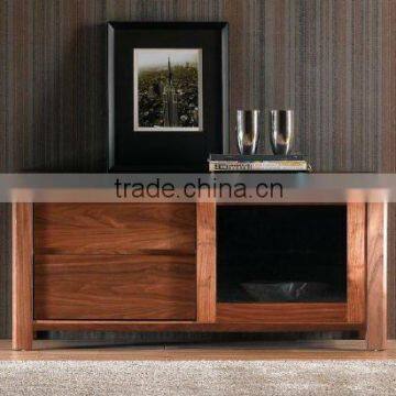 Modern solid wood tv cabinet