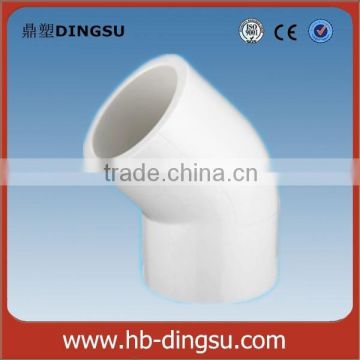 ASTM SCH40 45 Degree PVC Elbow 5 inch pvc pipe fittings