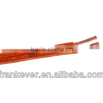 10-20AWG CU/CCA/TCCA Transpartent/Frosted/Flexible Colored Speaker Wire