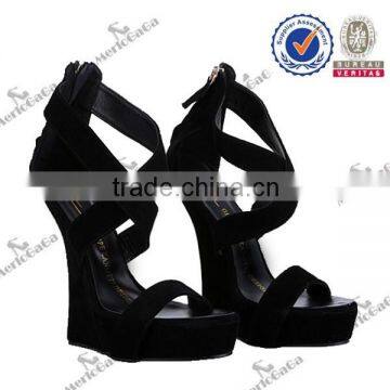 2015 latest design beautiful leather lady sandal