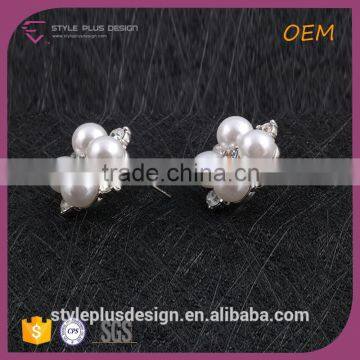 E77998K01 Silver Earring Stud Fingings From Pearl Updated Collection photo-3