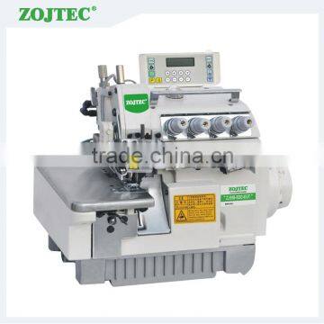 ZJ958-5DD-EUT Direct drive 5 thread overlock sewing machine, with electrical auto trimmer, auto presser foot lifter