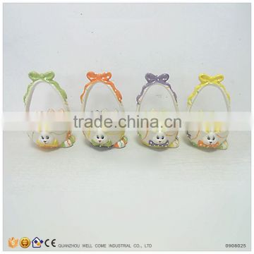 2016 New Products Ceramic Rabbit Decorative Gift Baskets