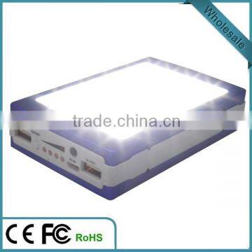 Dual USB 10000mah Universal Solar Power Bank for Laptop or Mobile Phone Quality Choice