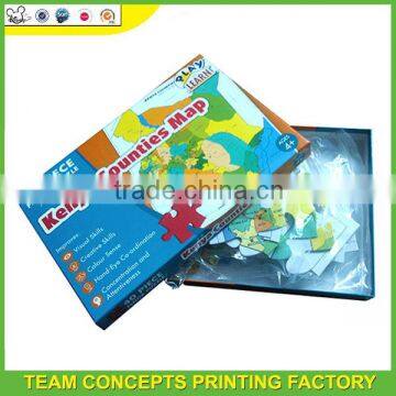 Extra large cardboard country map jigsaw puzzle