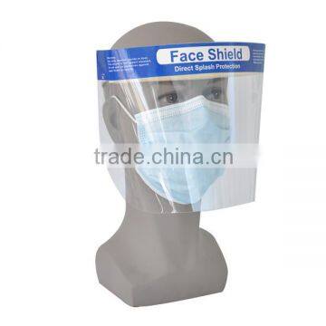 Splash Resistant Medical Face Shield on CE Standard