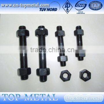 Galvanized Carbon Steel Furniture Connector Double Ended Thread Bolt photo-3