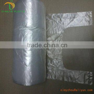 Cheap Clear T-shirt Bag on Roll for Supermaket photo-4