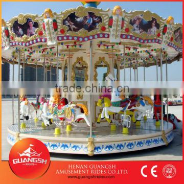 Joyful! luxury kids park rides merry go round rides for sale