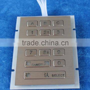 17Keys Vandal Proof Numeric Keypad With USB Interface photo-3