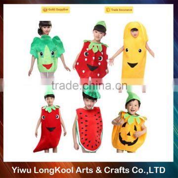 2016 Hot customized handmade carnival kids fruit costume