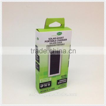 Color printed matte lamination paper box packing for power bank