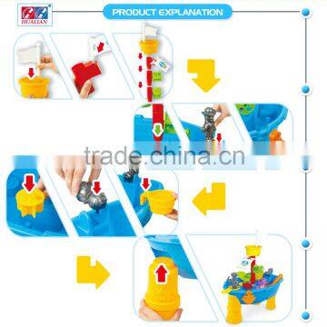 Luxury PP Pirate Boat Beach Sand Toy and Water Play Table