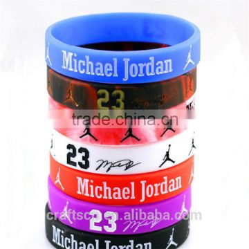 export debossed silicone bracelet