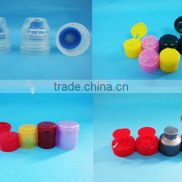 wholesale plastic flip top cap, bell shape bottle lid