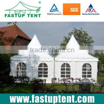 4x4m Arched Window White Pagoda Tent