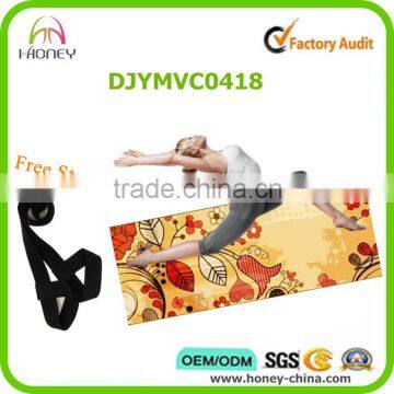 Foldable body fit yoga mat, OEM in China