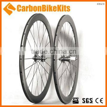 CarbonBikeKis 700C 50mm Clincher Road Bicycle carbon disc cyclocross wheelset                        
                                                Quality Choice