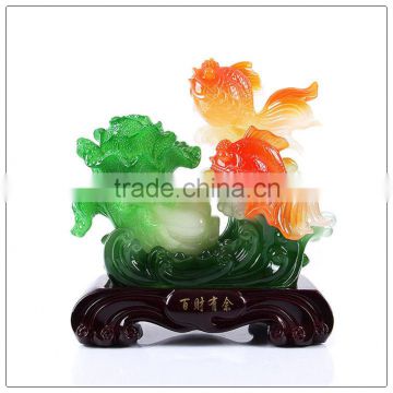 Chinese Luckly fengshui fish ,fish statue