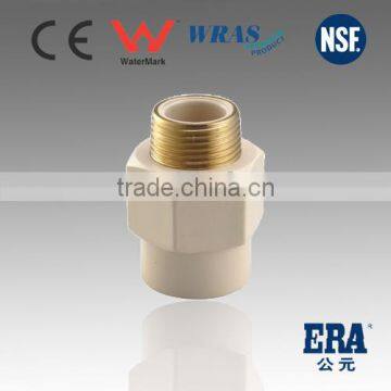 CPVC DIN STANDARD FITTINGS Male Adaptor With Brass Insert