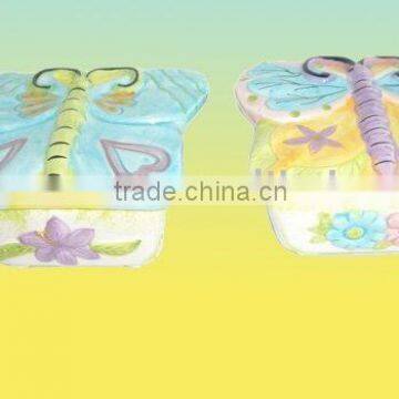 Ceramic Spring Butterfly Box