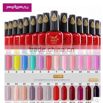 2015 KACC greenstyle soak-off gel polish high quality 132 colors spray on nail polish