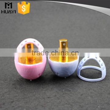 cute plastic egg shape container for perfume