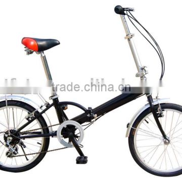 16" steel black foldable bike