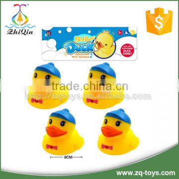 New item 8cm yellow rubber duck toy for baby