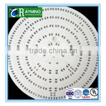 ENIG single sided pcb board with white solder mask