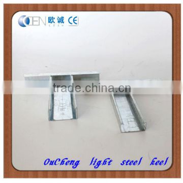 False ceiling sliver white steel u channel