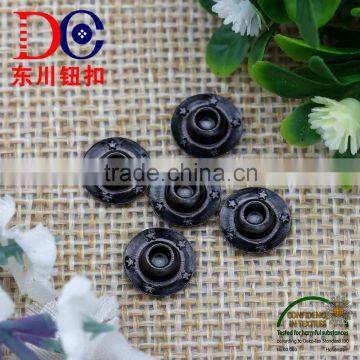 9mm Leather Rivet Studs Star Logo for Fashion Style Jacket Garment photo-2