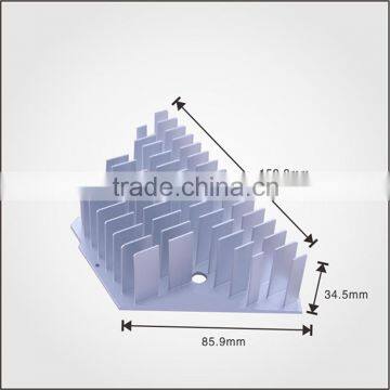 Aluminum Al1070 Cold Forging Heatsink for Led Light / Street Lamp