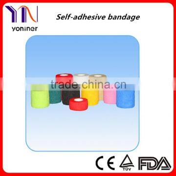 Nonwoven Elastic Self Adhesive adherent Wrap Bandage