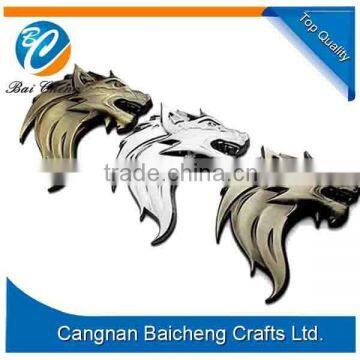 New arrival adhesive car sticker chrome car logo 3M sticker