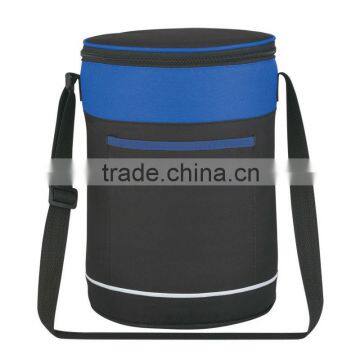 Non-Woven Round Kooler Bag-Royal Blue