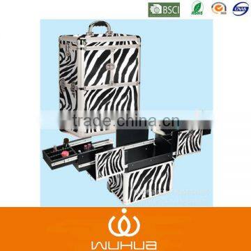 design aluminum trolley case for nail beauty