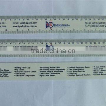 High Quality Plastic ruler OEM logo design colorful printing plastic ruler cm